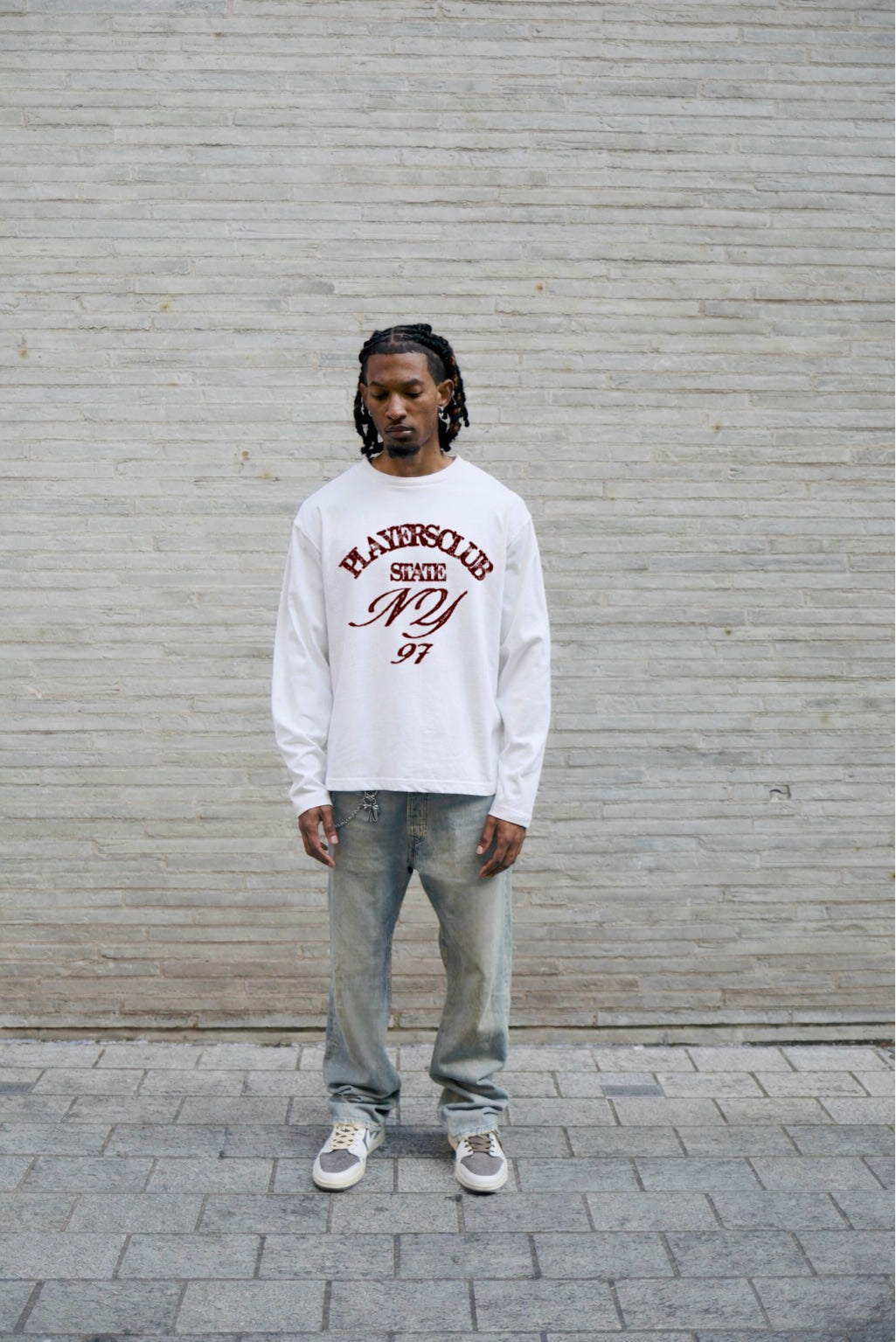 Players Only NY L/S Ecru T-Shirt